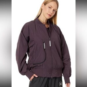 Adidas by Stella McCartney Deep Purple fig aswc sw Bomber Jacket nwt